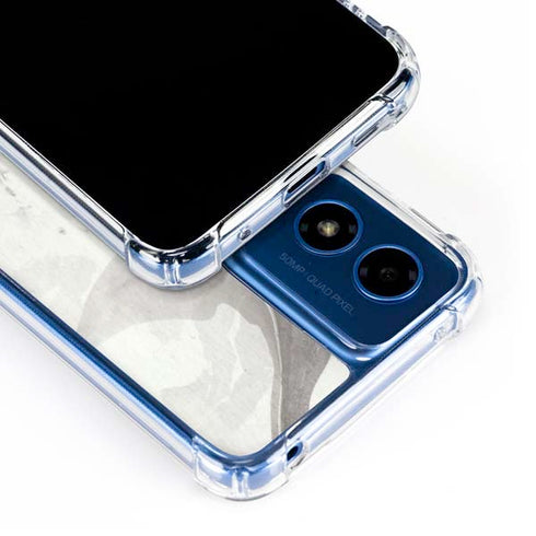 Marbleized Grey Moto G 5G (2024) Clear Case